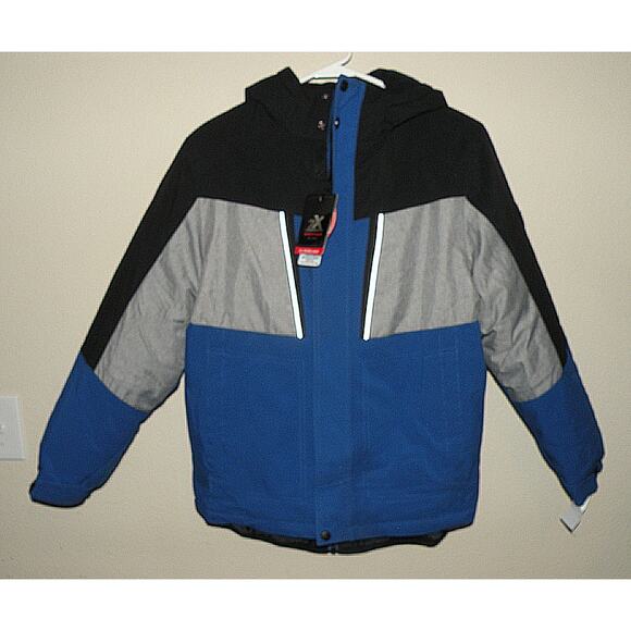 ZeroXposur Boy’s XL Multi Tracker 3 in 1 System Heavyweight Jacket Blue NWT - Picture 1 of 3